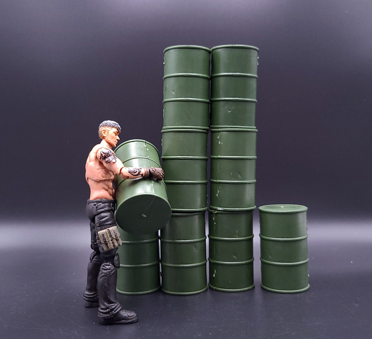 75寸军事战争油桶2.5寸兵人专区