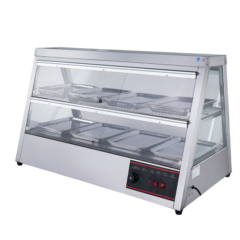 汉堡保温炸鸡恒温鸡翼批面包熟食展示肯德基连锁展示柜