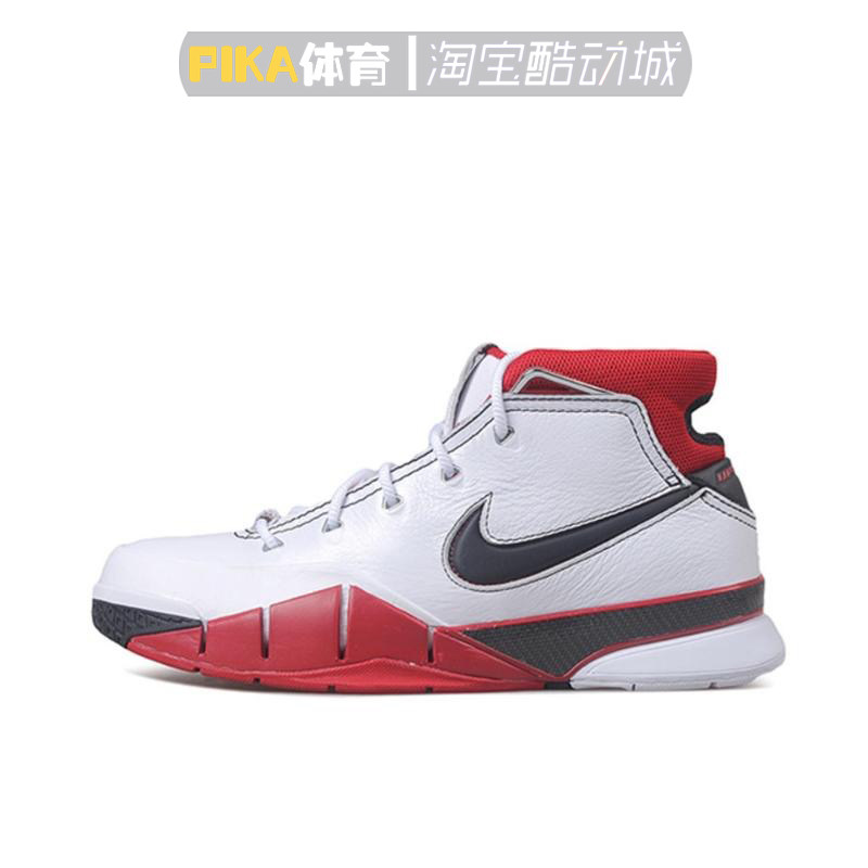 pika体育nikekobekb科比1代zk1白紫男子篮球鞋
