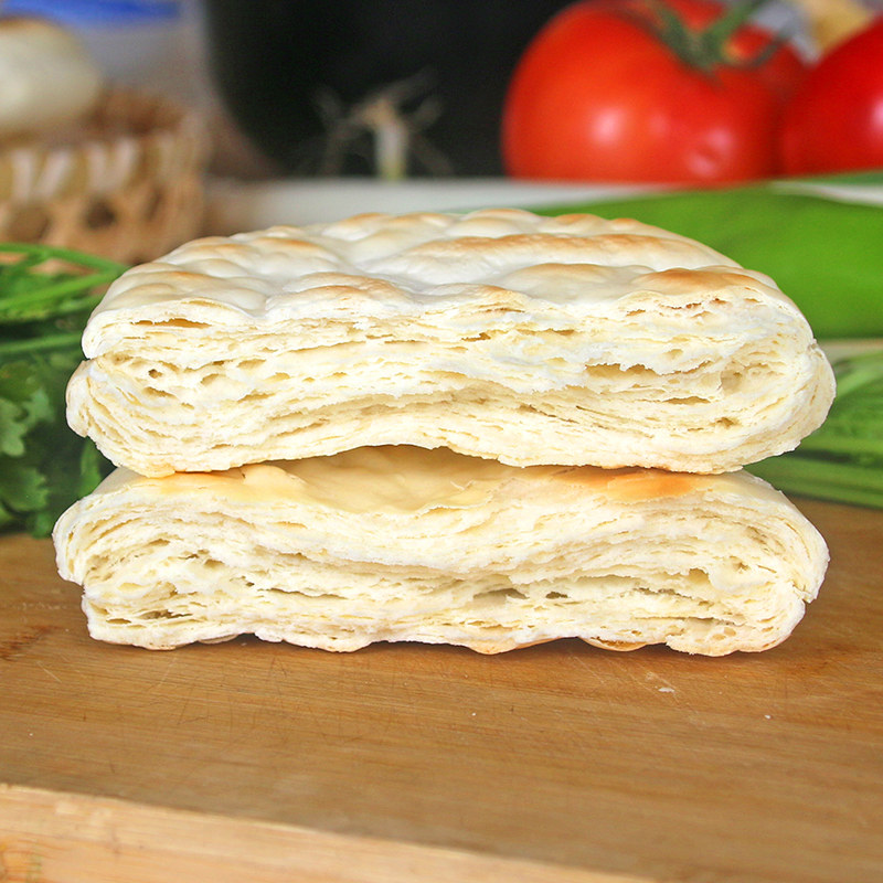 甘肃平凉特产小吃黄金饼10个传统手工锅盔烧饼馍馍糕点美食早餐