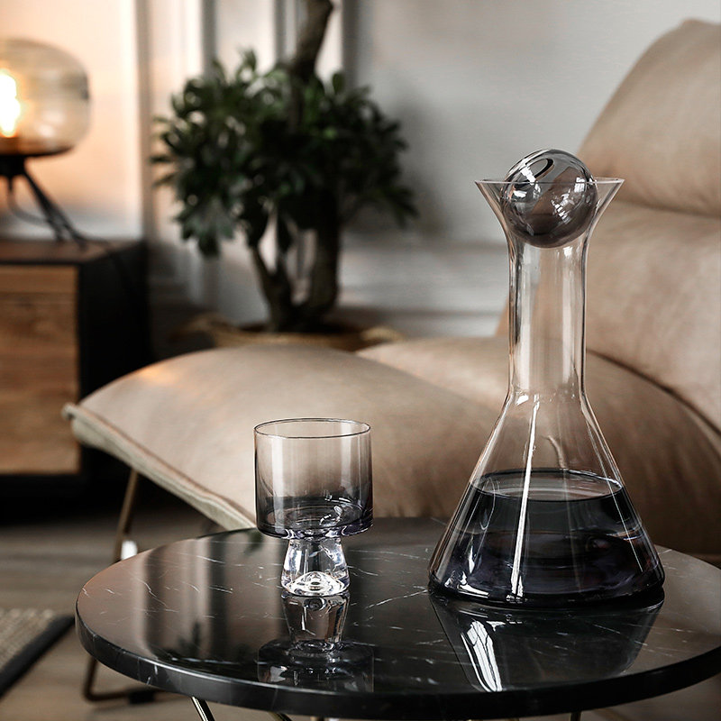 醒酒酒器巷子戏法红酒现代轻奢玻璃酒樽快速冷水壶