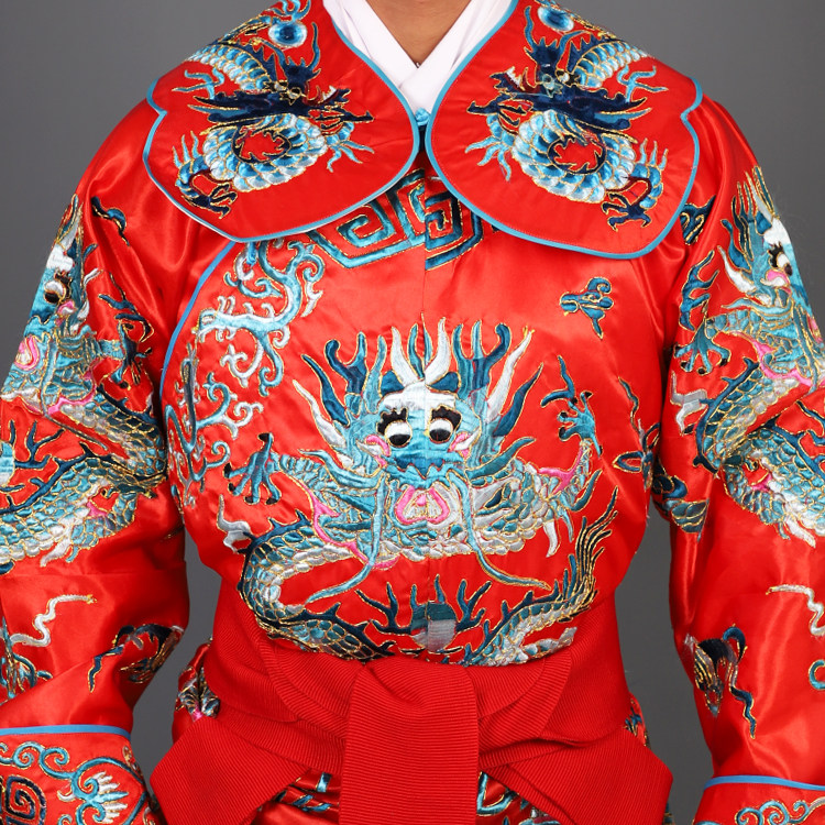 戏剧戏服戏曲京剧文昭关龙箭衣马褂武家坡服装民族服装