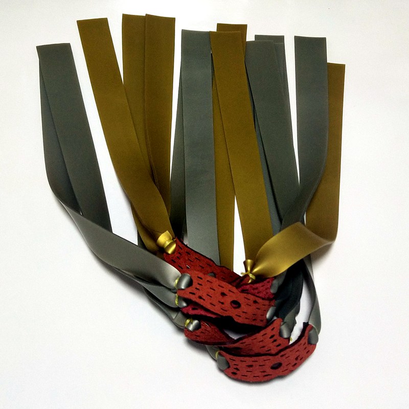 扁皮筋组弹弓宽皮筋1.0加厚强力进口防冻1.2厚暴力扁皮皮筋组