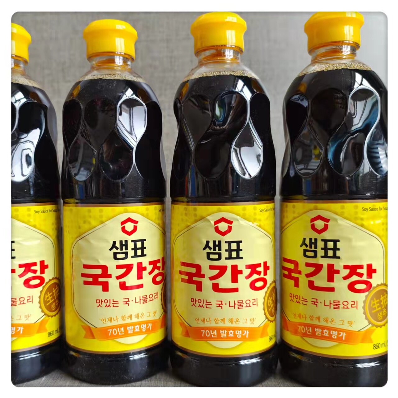 酱油韩国原装进口膳府汤用调味汁860ml生抽配制汤酱油酱油