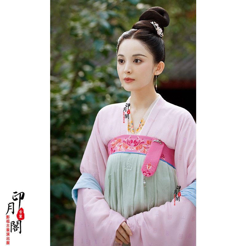 古装汉服影视古力娜扎同款唐朝女官官服齐胸民族服装