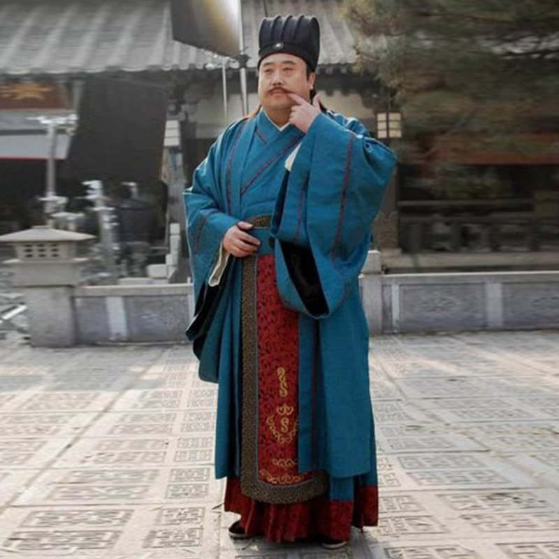 古装影视汉服男大臣臣服员外富商商人服汉棉麻民族服装