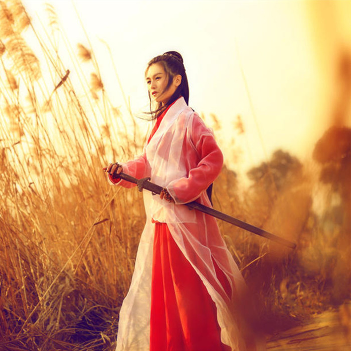 古装影视大话西游紫霞仙子同款网游cos女侠演出服民族服装