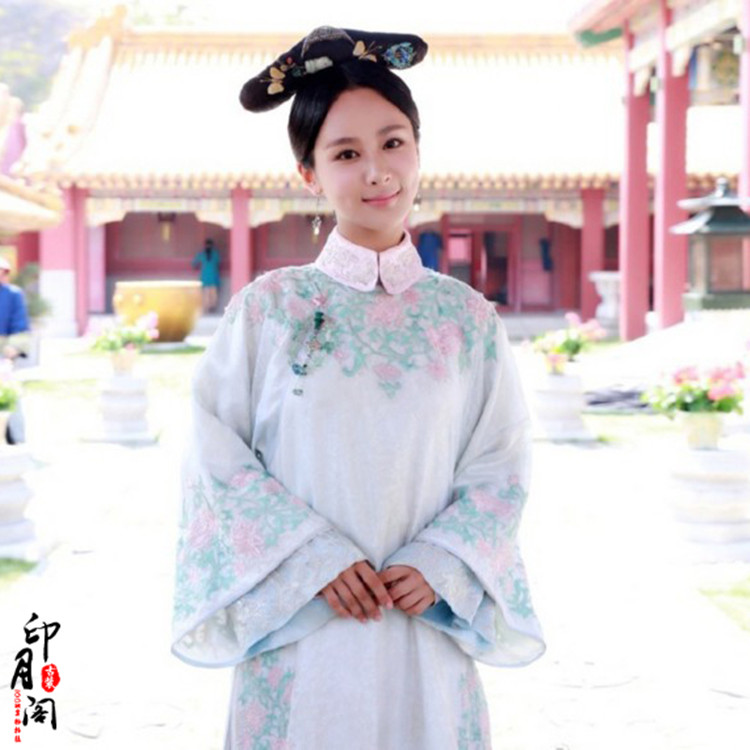 影视古装龙珠传奇杨紫李易欢同款古装清朝格格服旗服满族服演出服