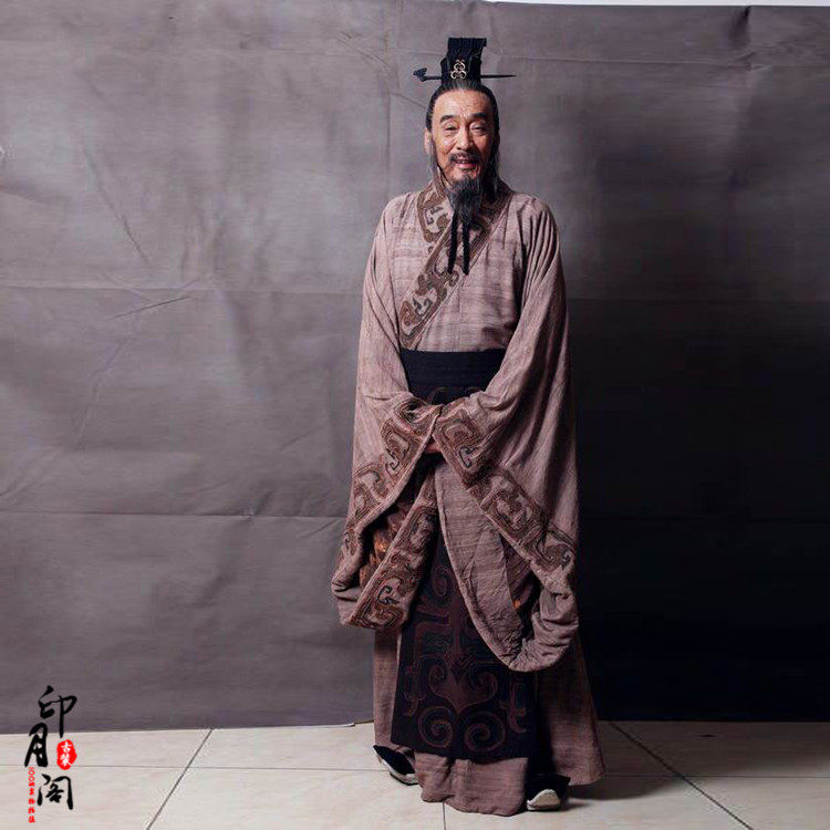 古装影视秦汉大臣臣服官员使者男士汉服老者民族服装