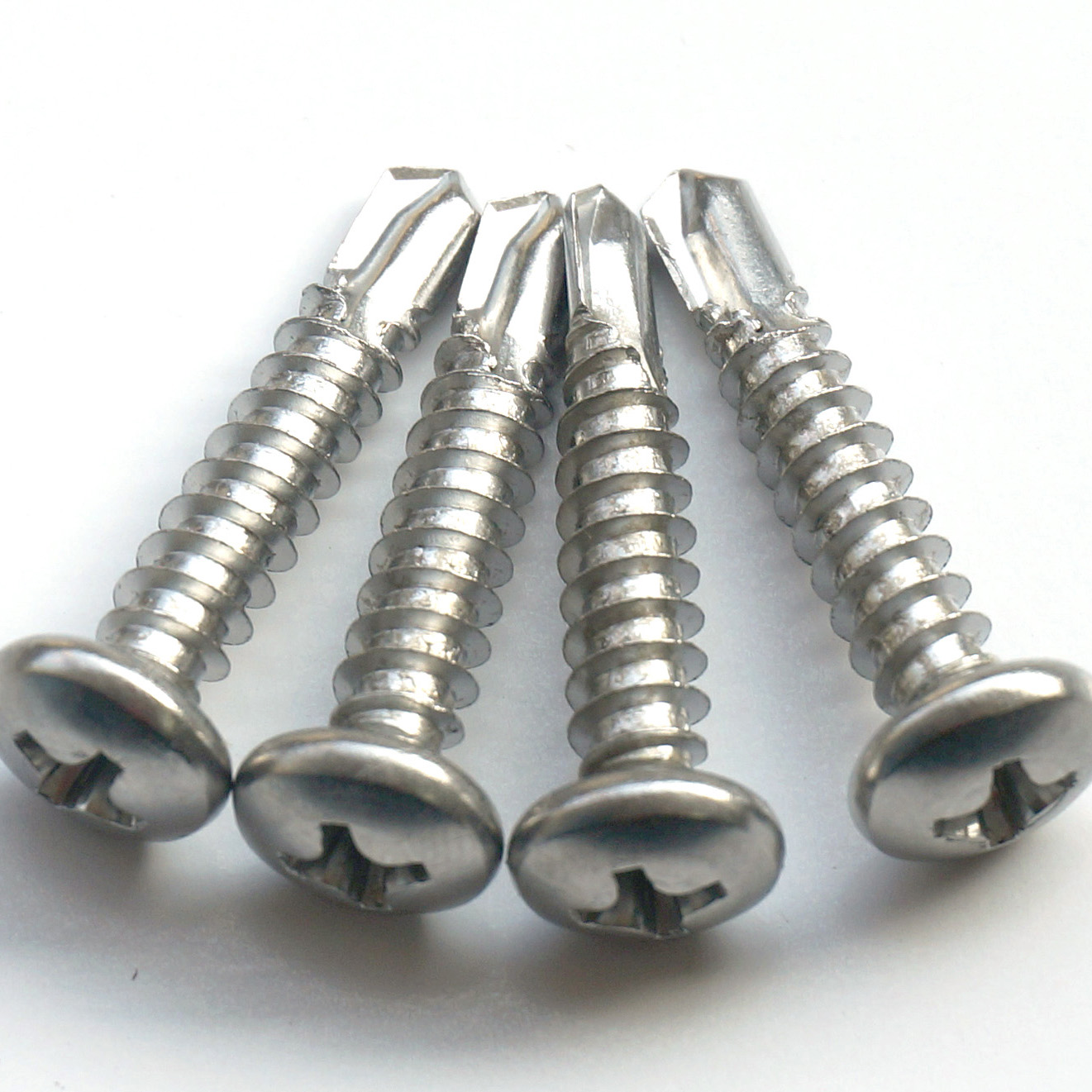 410不锈钢盘头燕尾钉 圆头钻尾螺钉 自攻自钻螺丝钉m4.2*13-38mm