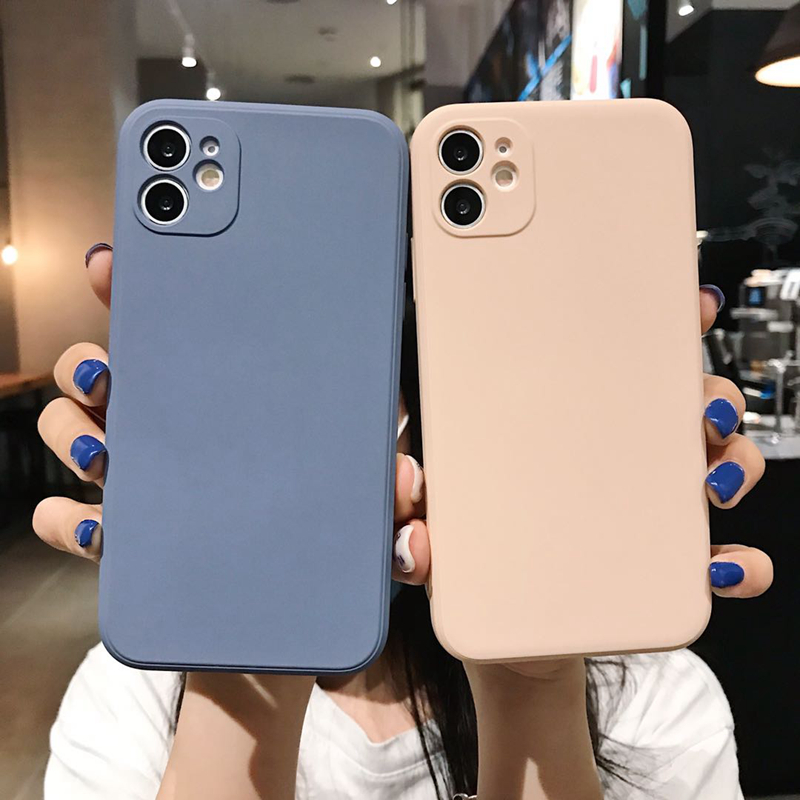 苹果11手机壳iphone11promax新款液态硅胶方形全包镜头保护套防摔