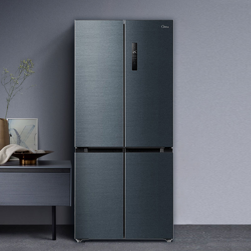 美的风冷冰箱家用大容量四门509升双开对开十字厨房冰箱