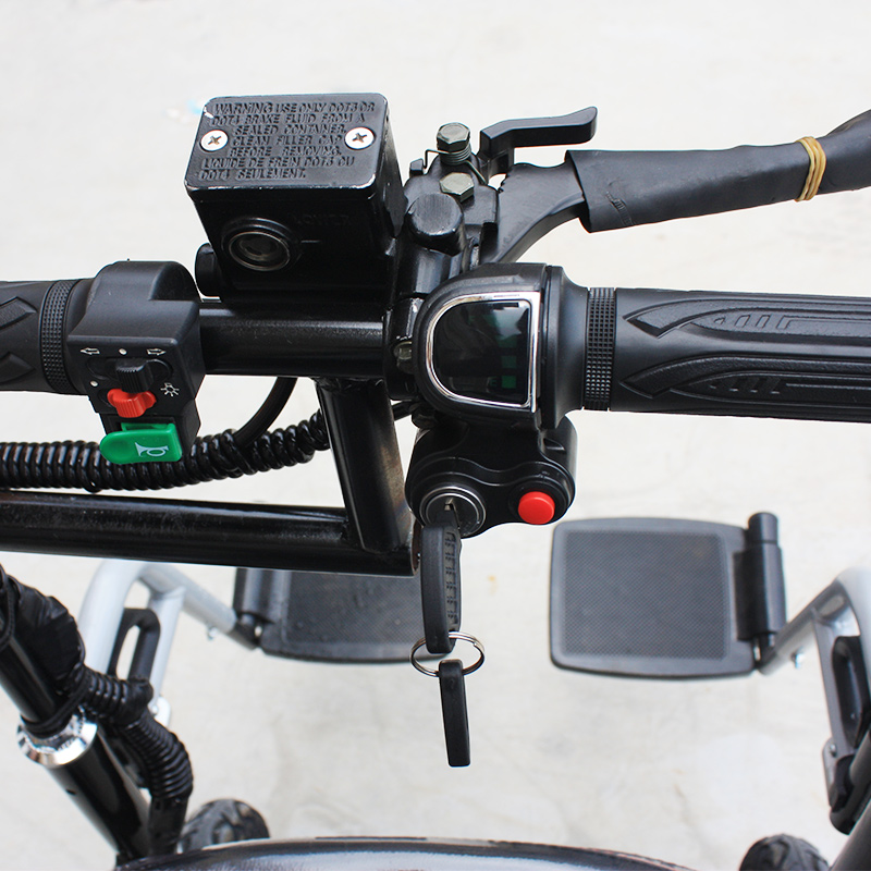 烁丰/shuofeng 新款电动四轮车老年代步车成人残疾人女性电瓶车