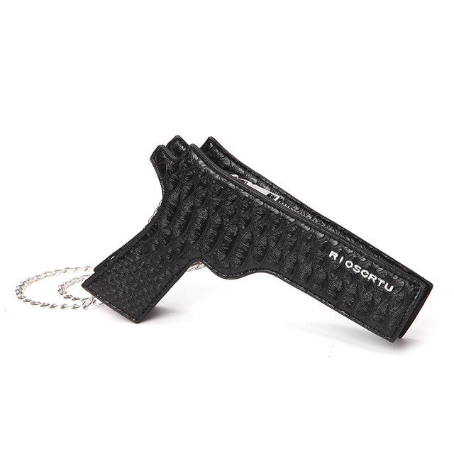 New small bag female bag 2020 new wave of honey disco fashion personality pistol Korean wild Messenger Bag New small bag female bag 2020 new wave of honey disco fashion personality pistol Korean wild Messenger Bag