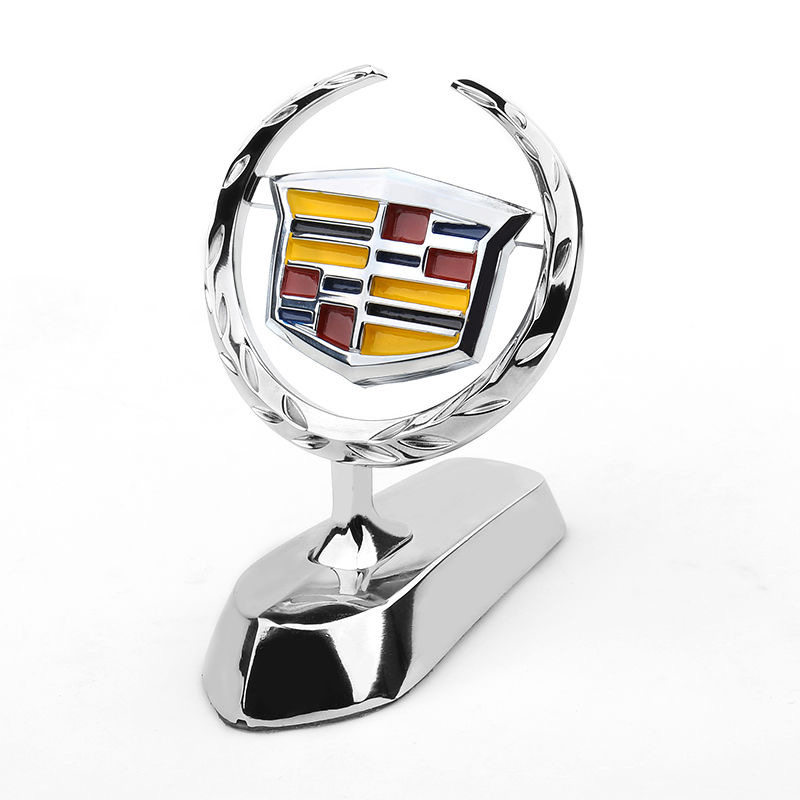 车头凯迪拉克专用专用车立标全新升级引擎锌合金金属汽车车标