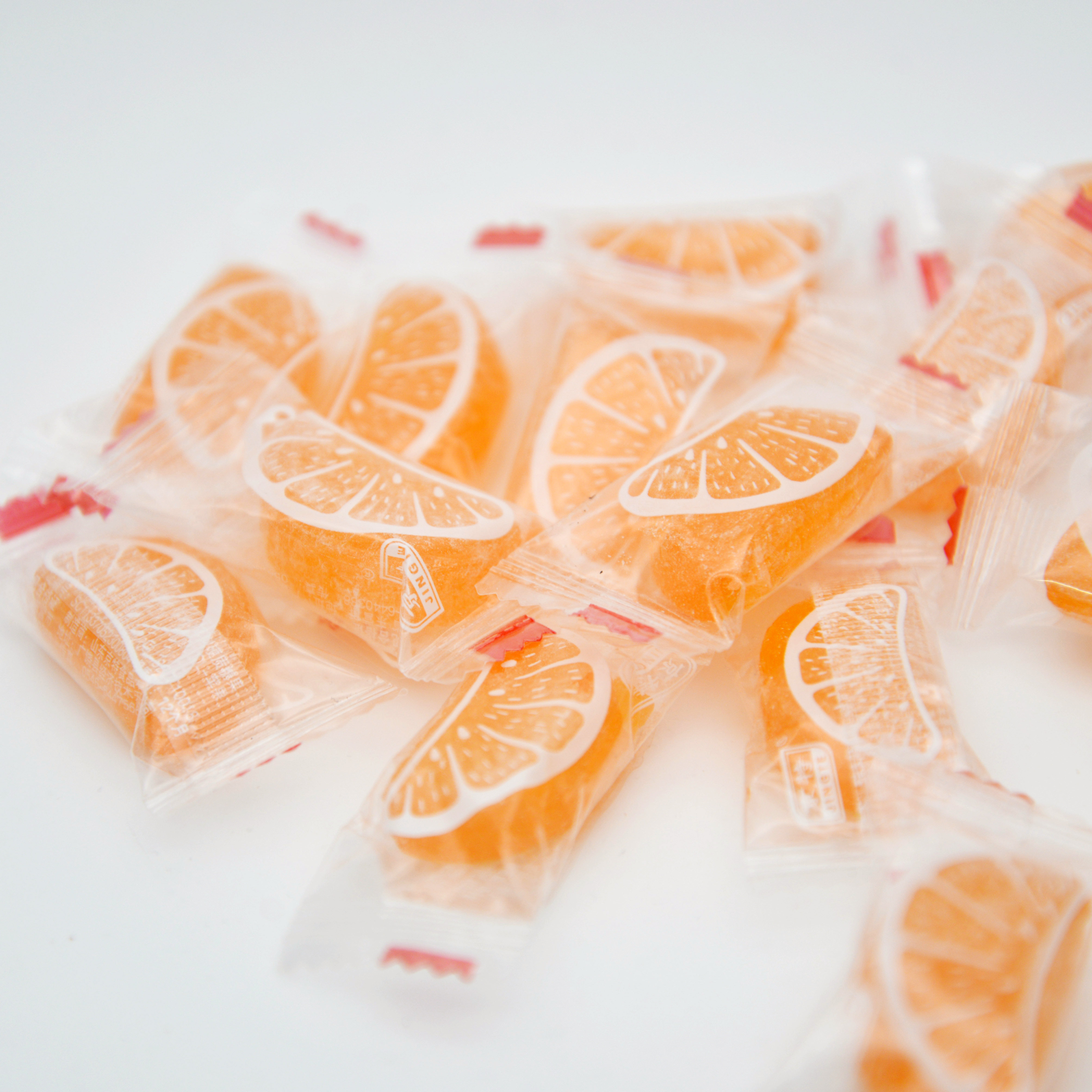 怀旧糖果桔子硬糖橘子水果糖500g70颗结婚喜糖传统糖果