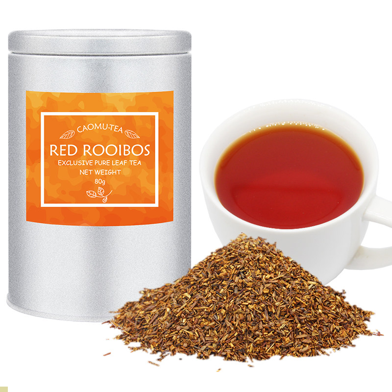 南非进口国宝茶 博士茶 路易波士红茶 rooibos tea 80g罐装