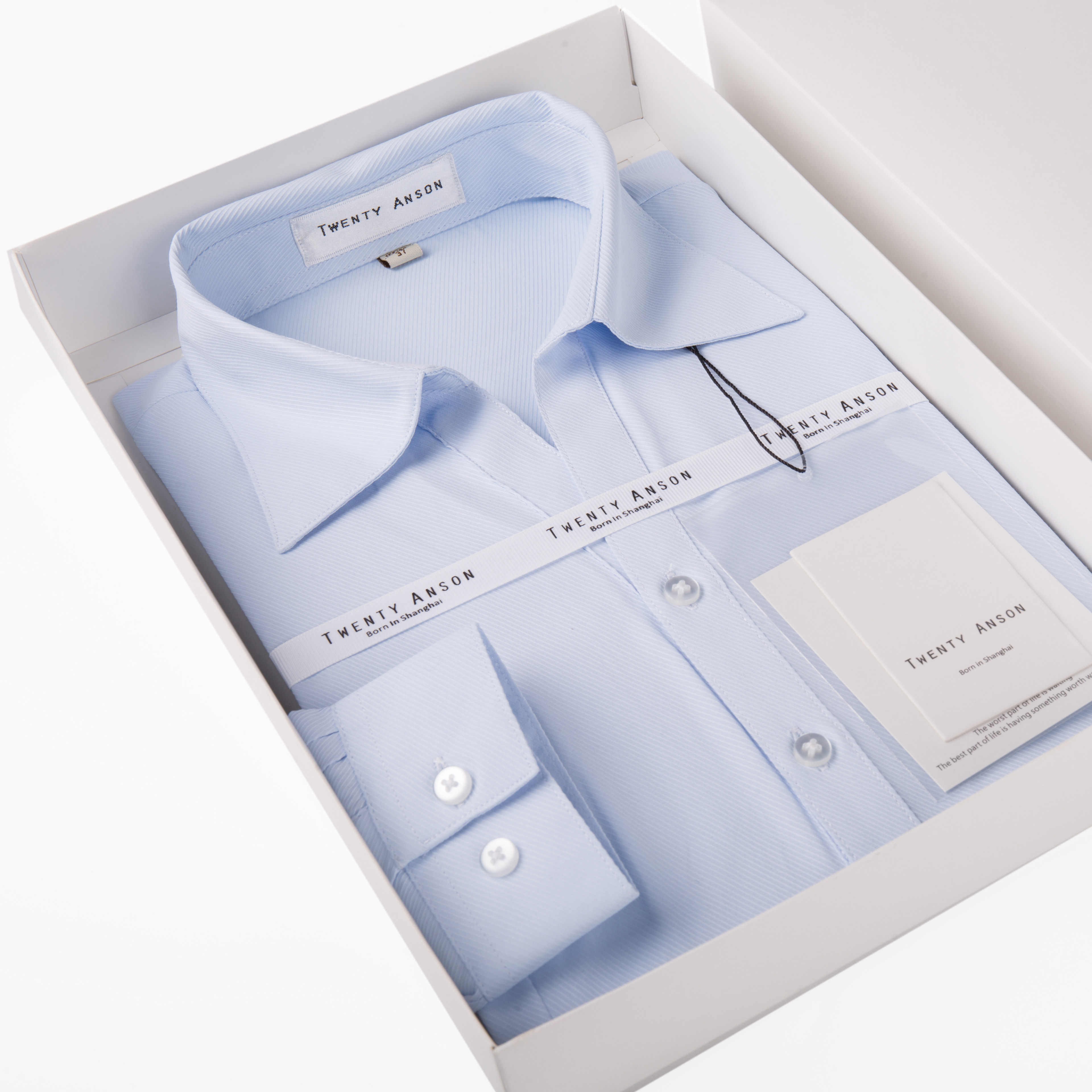 免费定制twentyanson袖口姓名刺绣女式衬衫女朋友衬衫