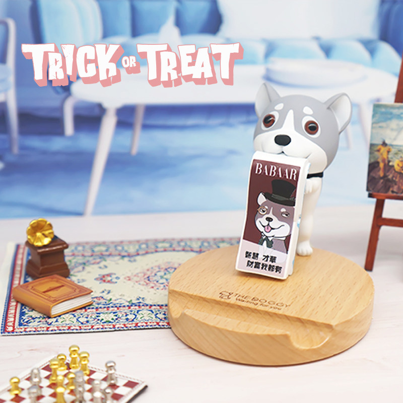 thedoggy淘气汪星人盲盒手机网ipad支架摆件礼物其它玩具