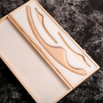 桧木擀筋体雕面雕养生仪器按摩按摩穴位棒