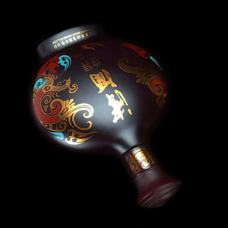 天津津酒地祥正品浓香型白酒500ml单瓶装42度纯粮酿造送手提袋