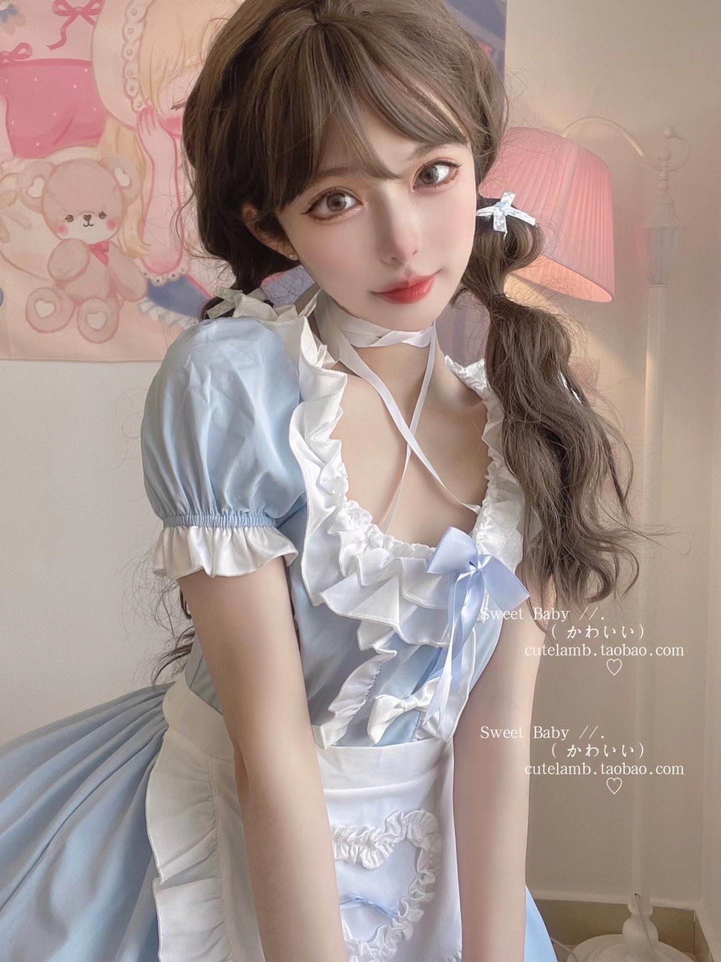 cutelamb软软小女女仆日系可爱女佣角色扮演洛丽塔cos连衣裙