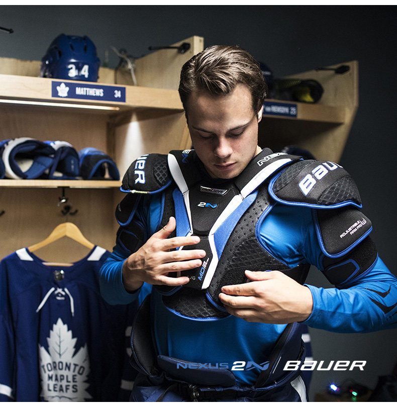 bauer鲍尔nexus2n高级冰球护具成人曲棍球护胸冰球