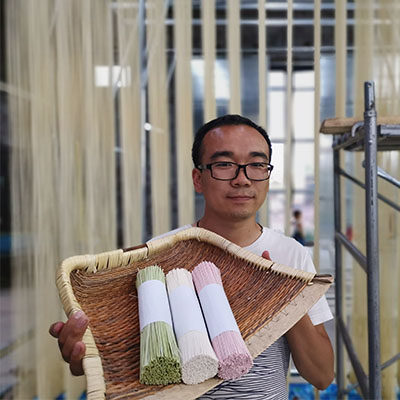 手工挂面甘肃民勤特产面条拉面长春祖传空心葱类