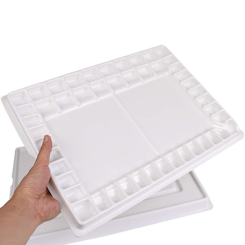 调色丹希艺术家48格水彩保湿盒带颜料调色盒