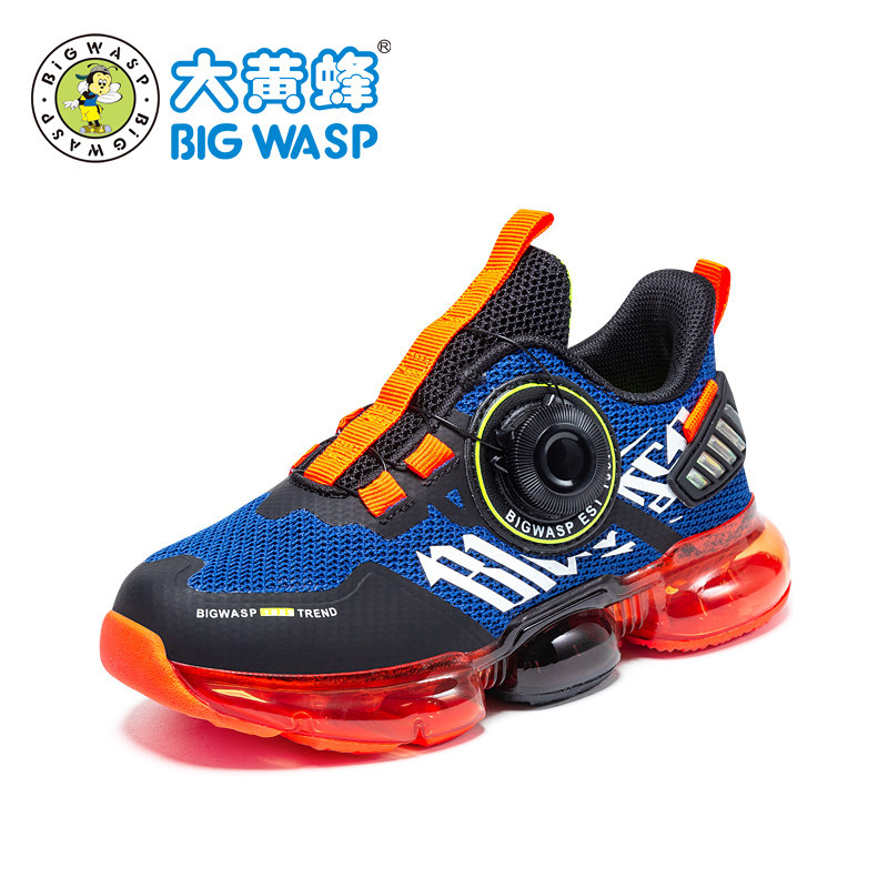 大黄蜂童鞋男童运动鞋2020新款春秋秋季儿童气垫运动鞋