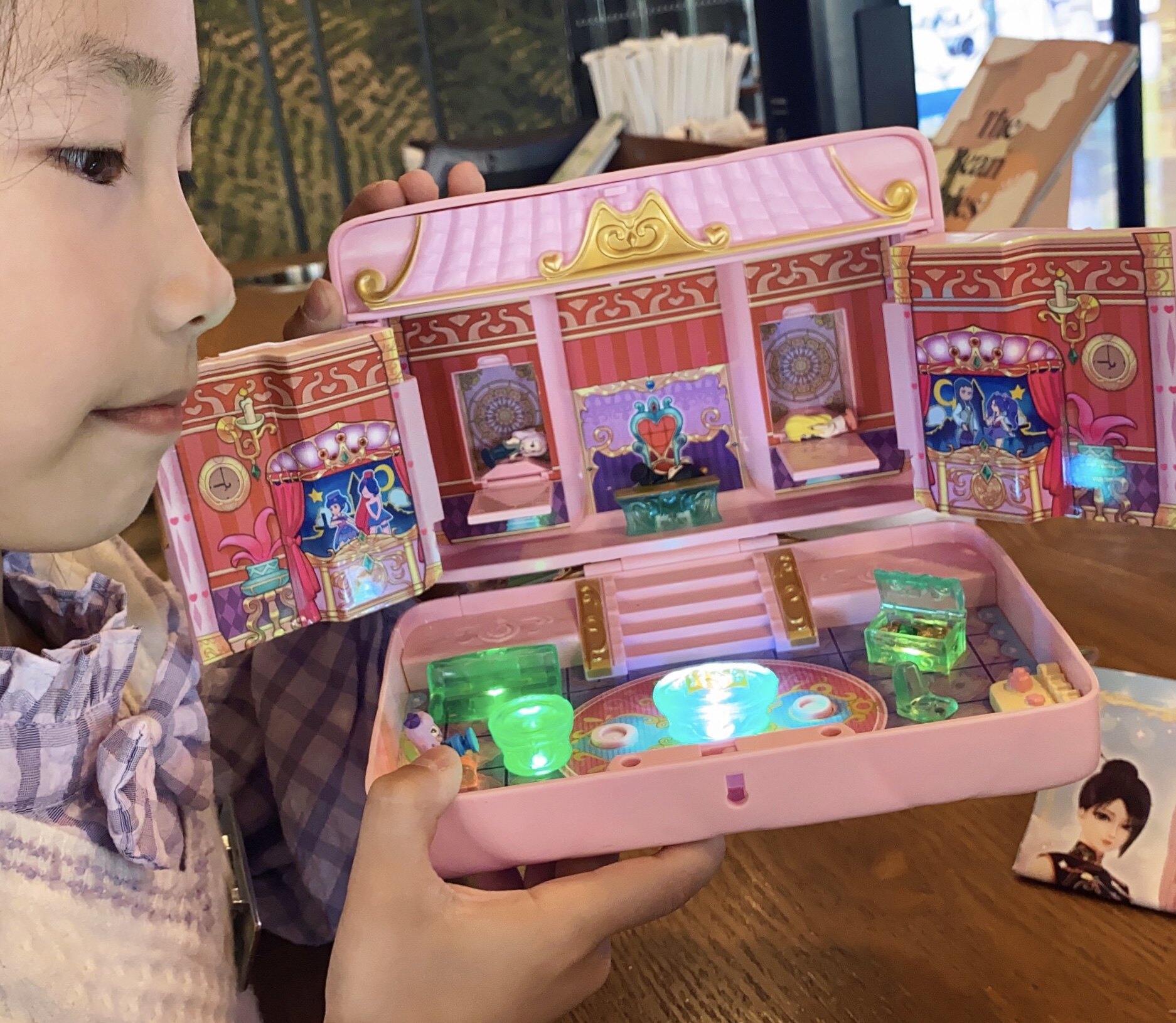 叶罗丽宝石盒子魔法世界夜萝莉娃娃屋时间冰公主房间过家家玩具