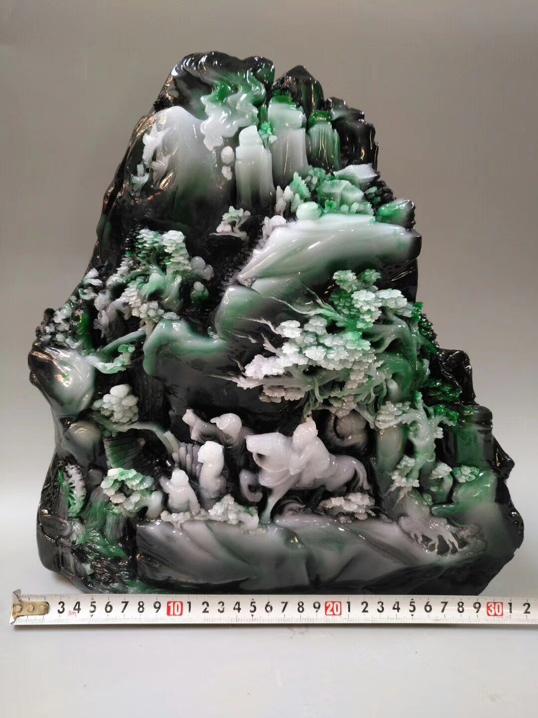 奇石观赏山石寿山玉雕石玉雕客厅松石绿松摆件珠宝奇石