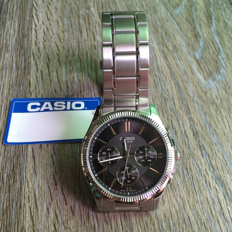 卡西欧手表男edifice大表盘海洋之心商务非机械石英男士表efv-540