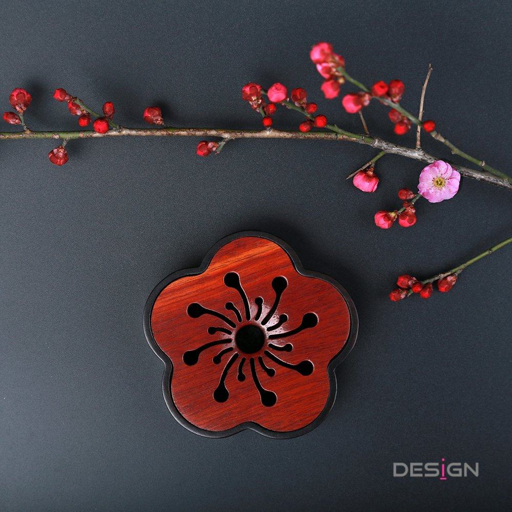 乐初创意文创美学东方东方美学家用暗香香薰梅花香薰炉