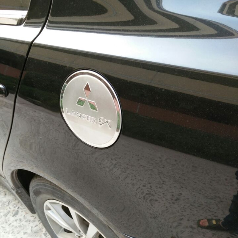 翼神三菱改装油箱装饰不锈钢加油邮箱贴防刮外油箱盖