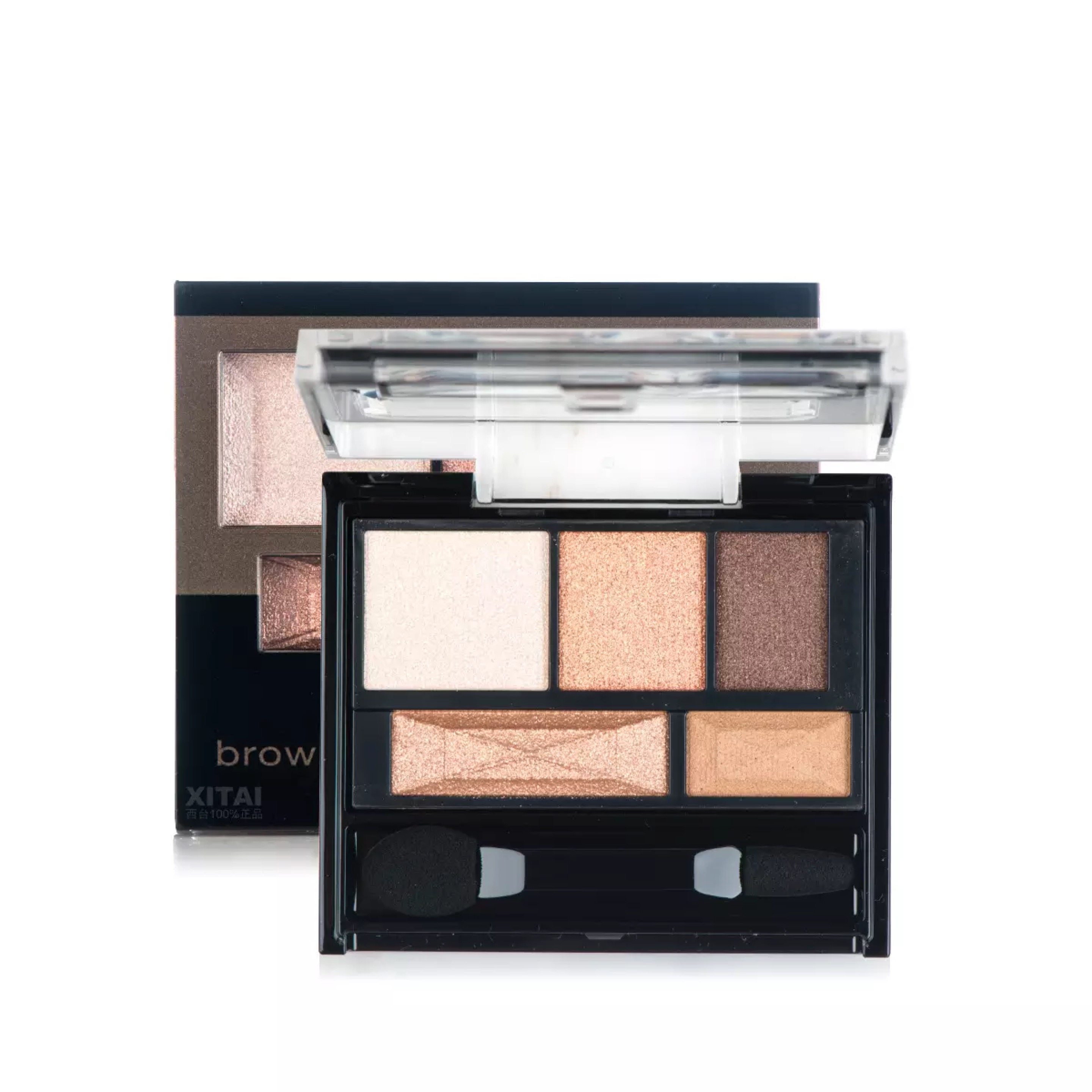 新版日本kate凯朵骨干无色眼影盘带鼻影裸妆大地色珠光哑光多色