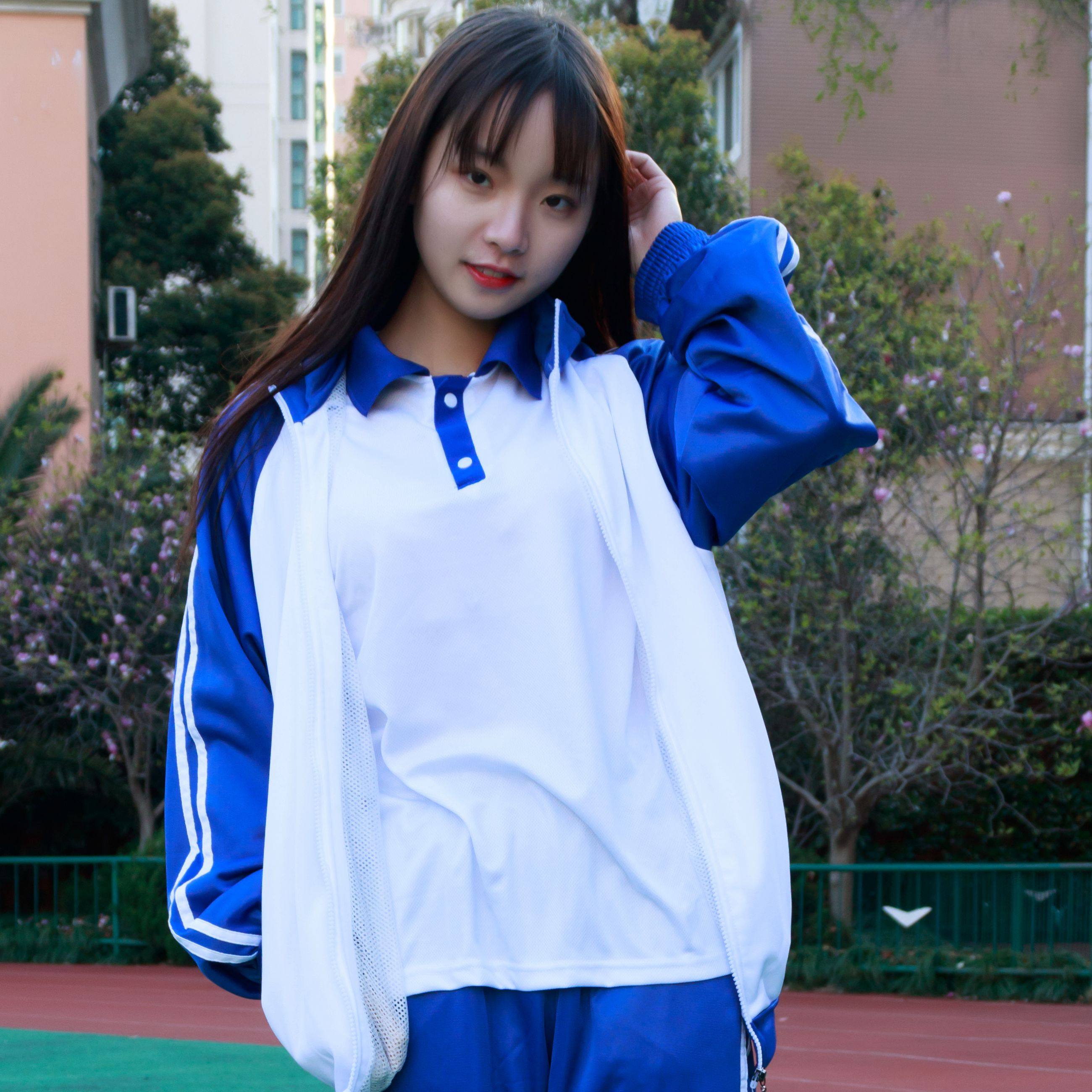 匆匆那年同款校服网红学生运动服蓝白套装大学生初中高中校服套装