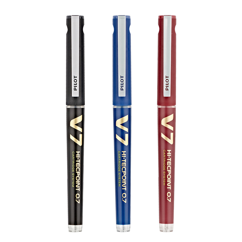 百乐日本文具红笔中性笔墨胆可换签字笔环保pilot中性笔