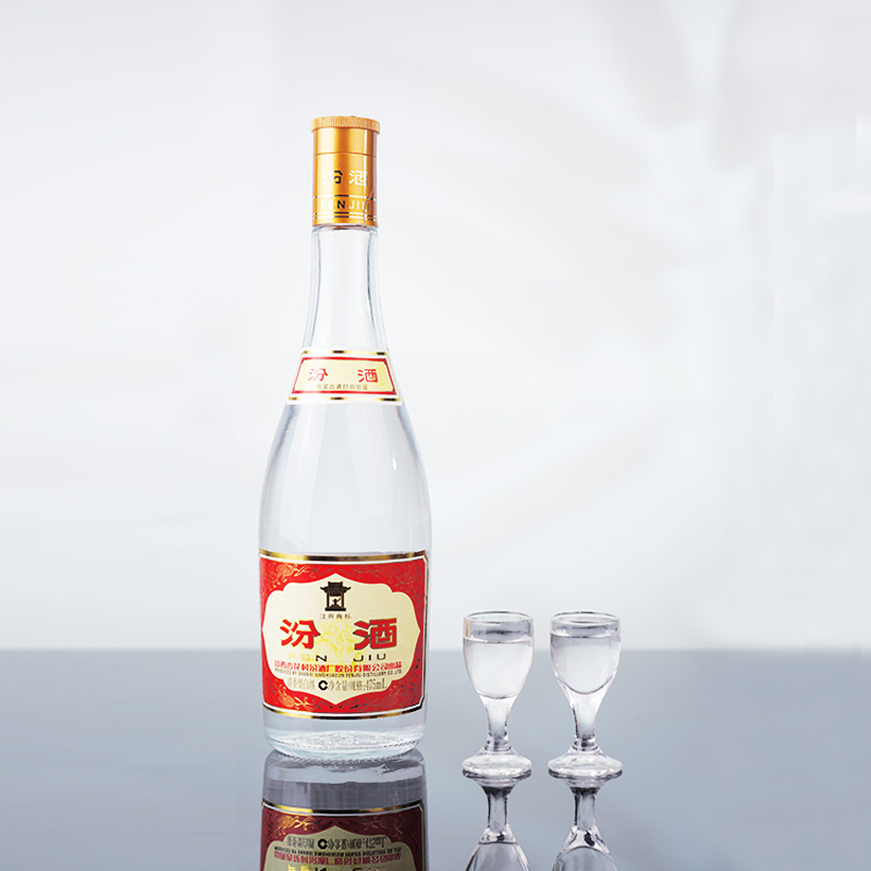 汾酒53度黄盖475ml6瓶山西杏花村清香香型高度国产白酒