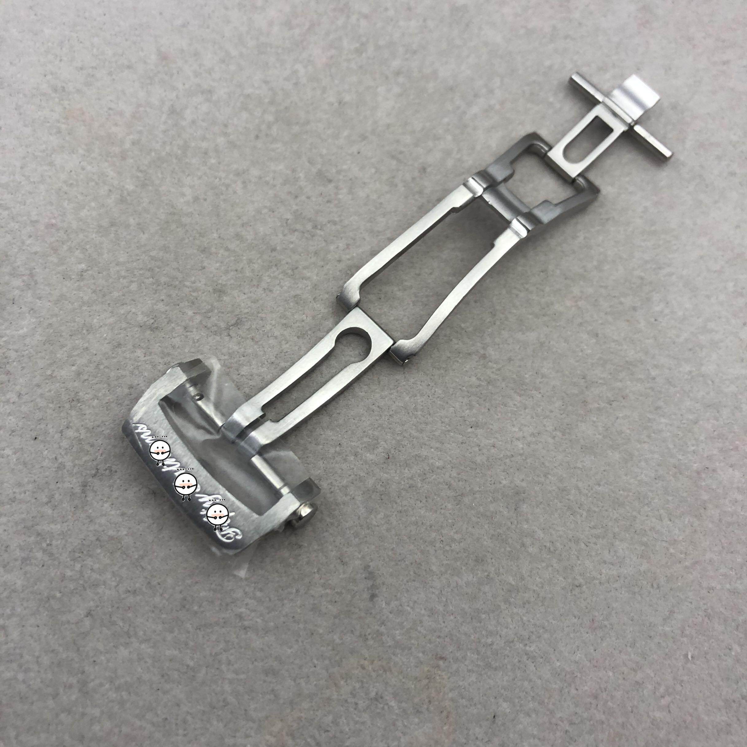 卓越表行适配宝珀五十手表表扣蝴蝶配件