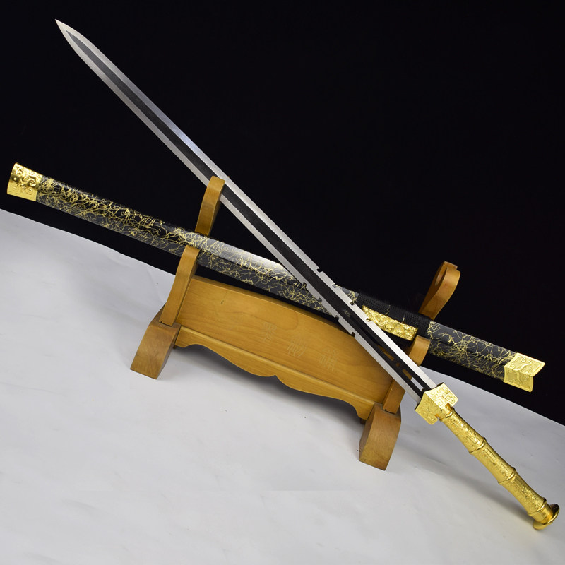 龙泉市宝剑中长款汉剑硬剑秦剑古刀剑金属刀具防身刀剑