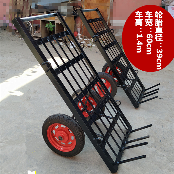 建筑工地吊砖车平板车拉砖车工程搬运车推拉车搬砖车载重王老虎车