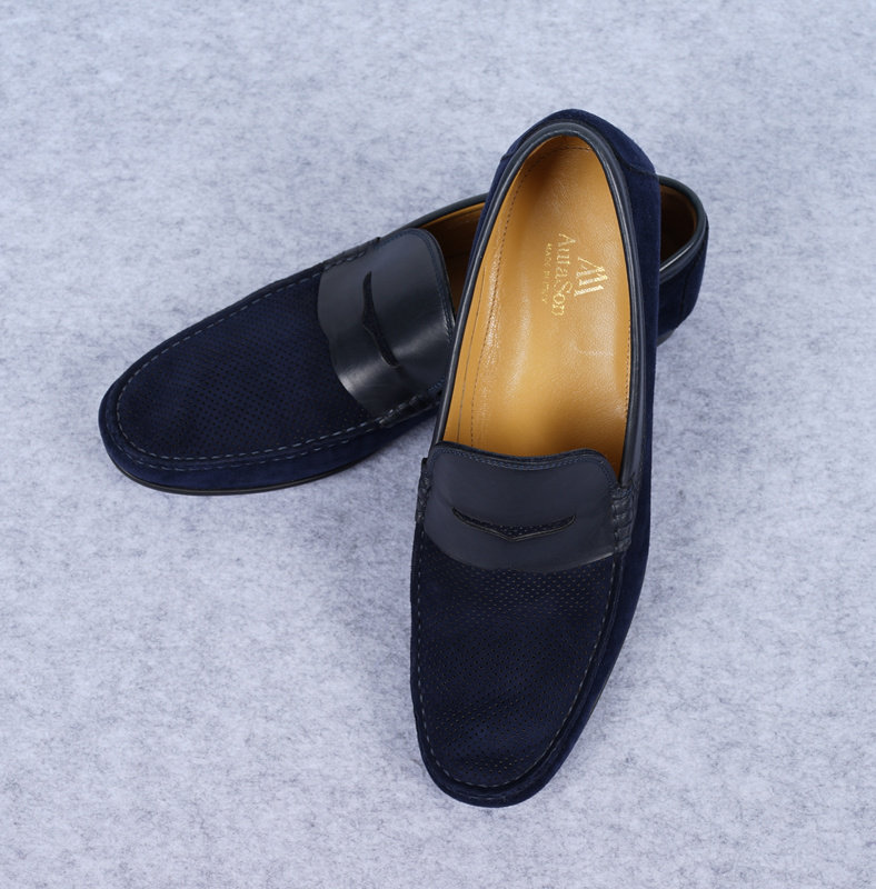 意大利牛皮橡胶胶底休闲商务皮鞋4980元休闲皮鞋