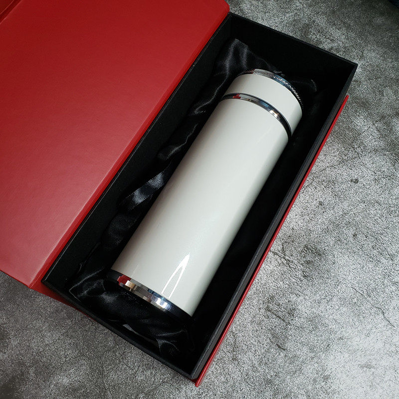 得意杯 陶瓷内胆高档保温杯男女骨瓷真空便携带过滤泡茶杯350ml