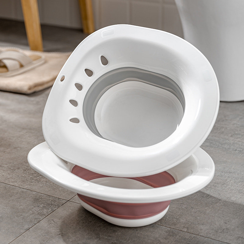孕妇坐浴盆产妇女私处免蹲马桶盆老人痔疮护理洗屁股盆折叠洗浴盆