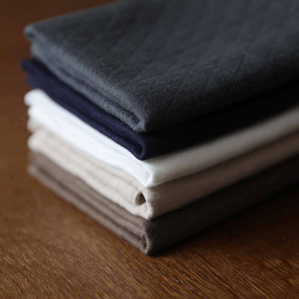 春泥加厚手工双层吸水棉布布艺茶布毛巾茶道茶巾