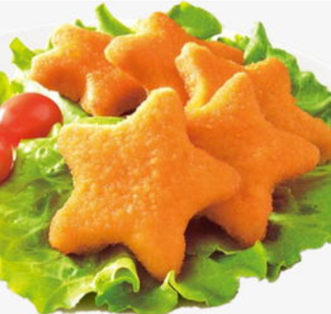 鸡块五星1000g速冻烧烤食材幸运油炸半成品小吃鸡肉