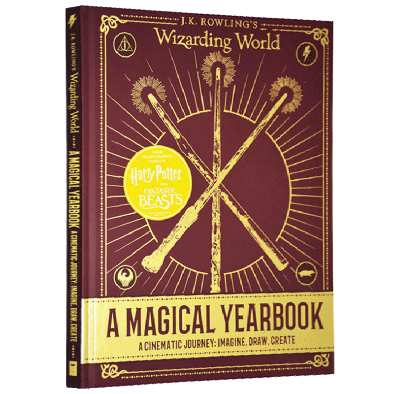 魔法哈利波特英语进口原著英文版电影海报精装罗琳jk艺术类原版书