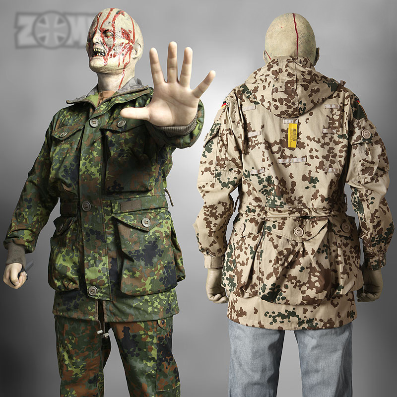 德军德国公发军版原品户外KSK战术冲锋风衣夹克军装Parka防风外套