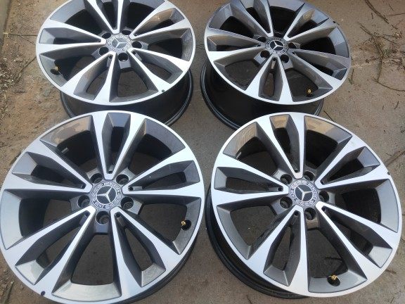 适用新款奔驰v260轮毂18寸原厂钢圈商务车改装轮毂